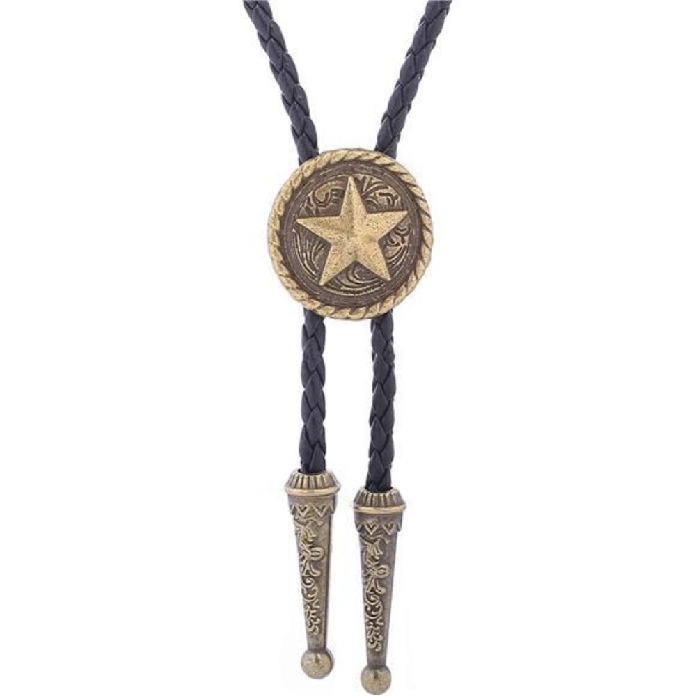 Cowboy Bolo Tie Necklace Native American 015